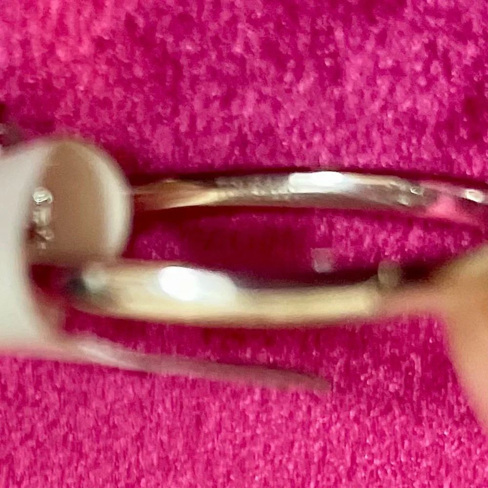 Moissanite Cluster Floral Ring Vintage Style in 925 Sterling Silver NWT Size 9